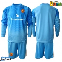 Manchester United Keeper Hjemmedraktsett Barn 2025-26 Langermet (+ Korte bukser)